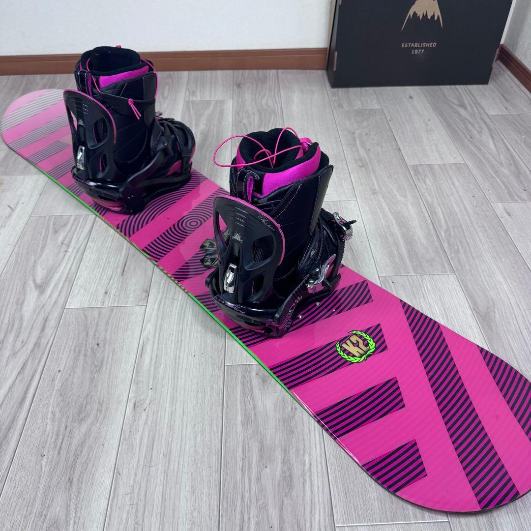 K2 レディース スノーボード 4点セット 138cm ブーツ23cm