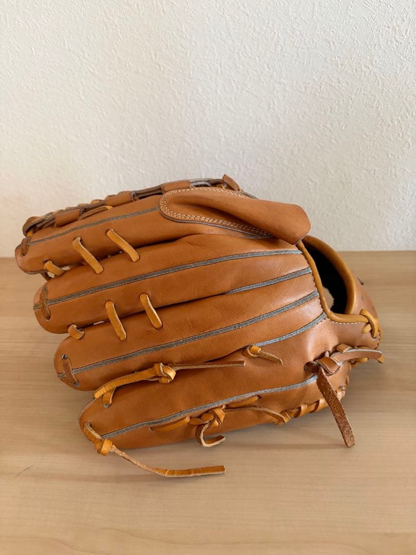 ジームス　Zeems 軟式グローブ ブラウン レザー