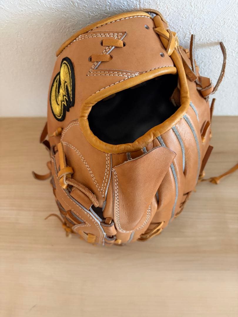 ジームス　Zeems 軟式グローブ ブラウン レザー