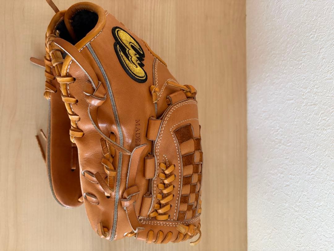 ジームス　Zeems 軟式グローブ ブラウン レザー