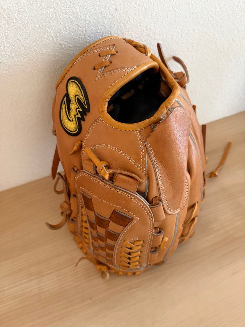 ジームス　Zeems 軟式グローブ ブラウン レザー