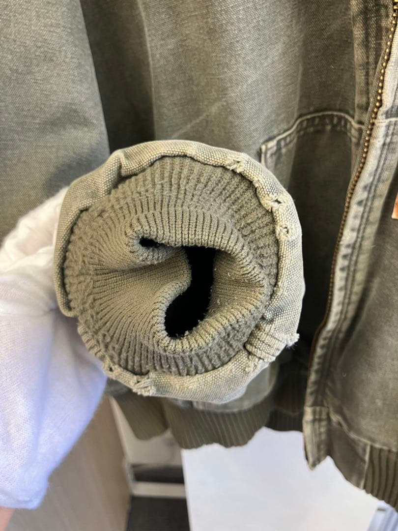 カーハート ジップパーカー フーディ ダメージ 古着