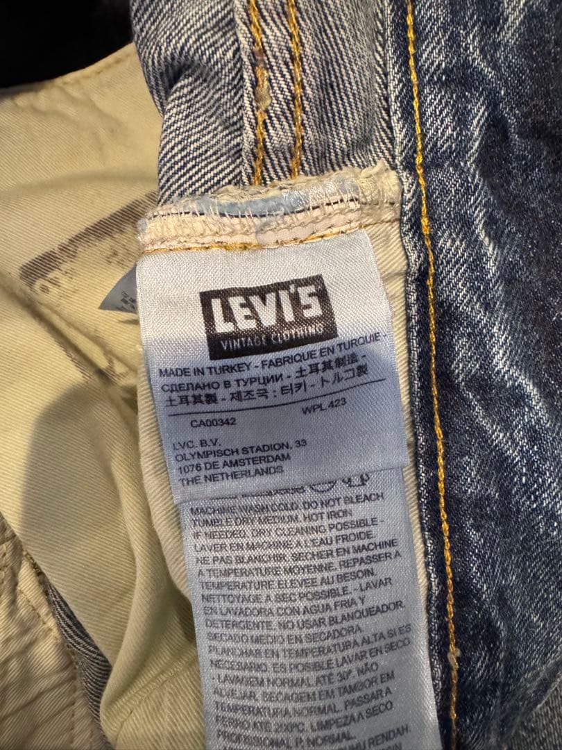 LVC 501XX W32 LVC 501ZXX 1954年モデル　キムタク