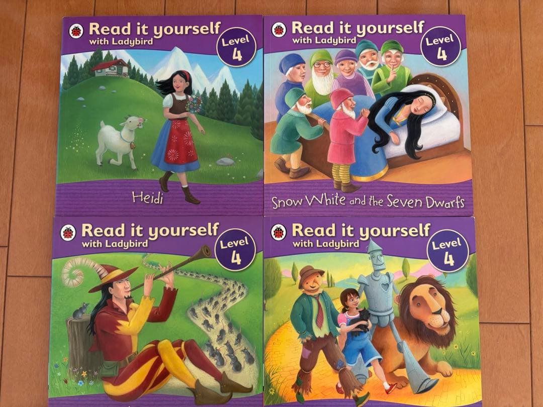 昔話レベル別英語絵本　18冊　レディーバード