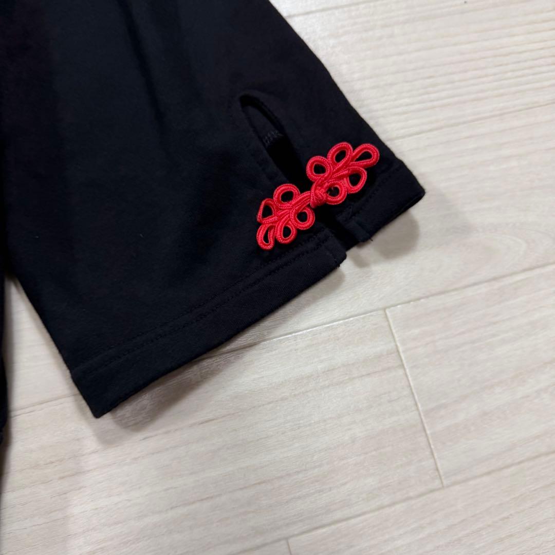 完売品 レフレム うさ耳パーカー ブラック×レッド 地雷系 原宿 コスプレ