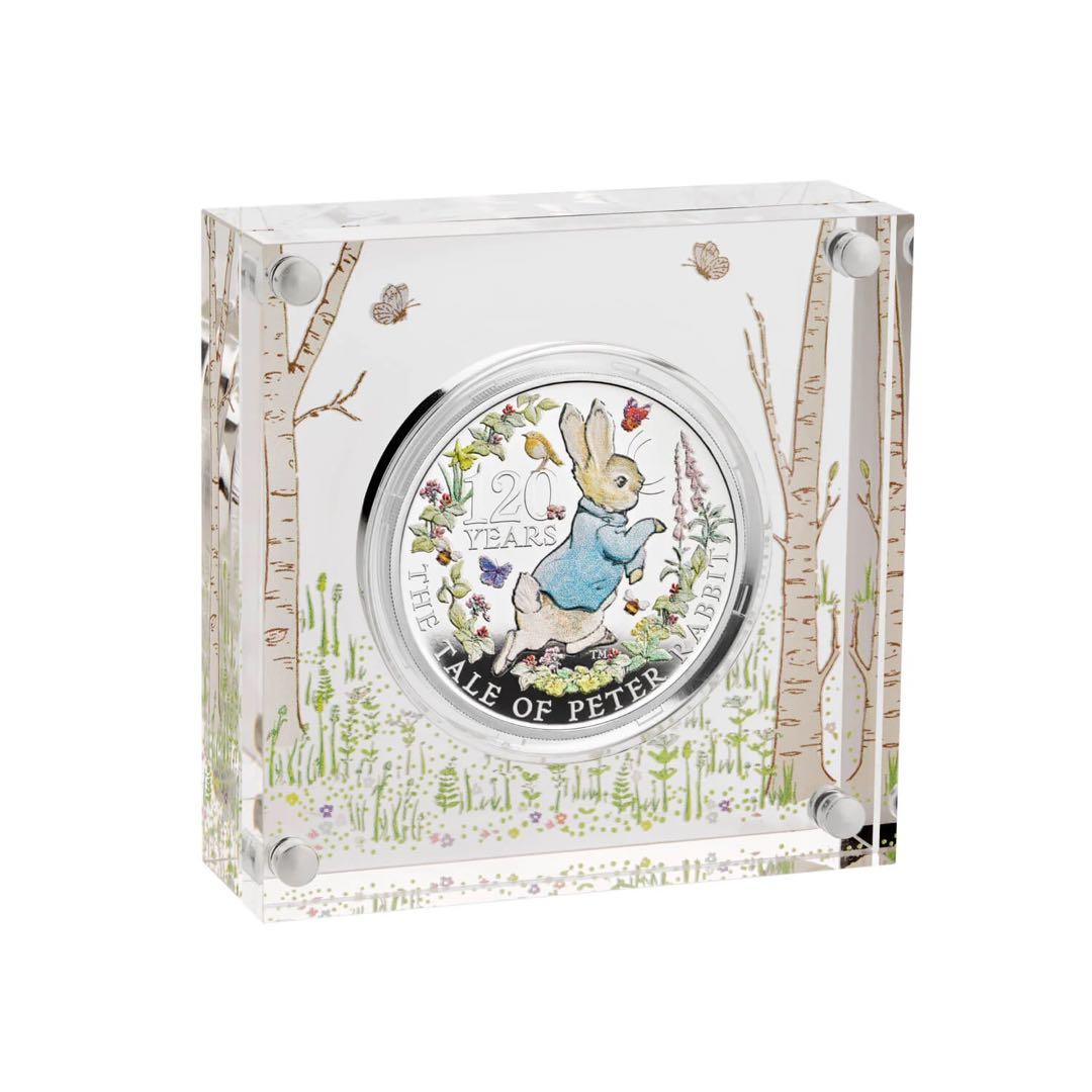 2022年 ピーターラビット PETER RABBIT 120周年 記念銀貨