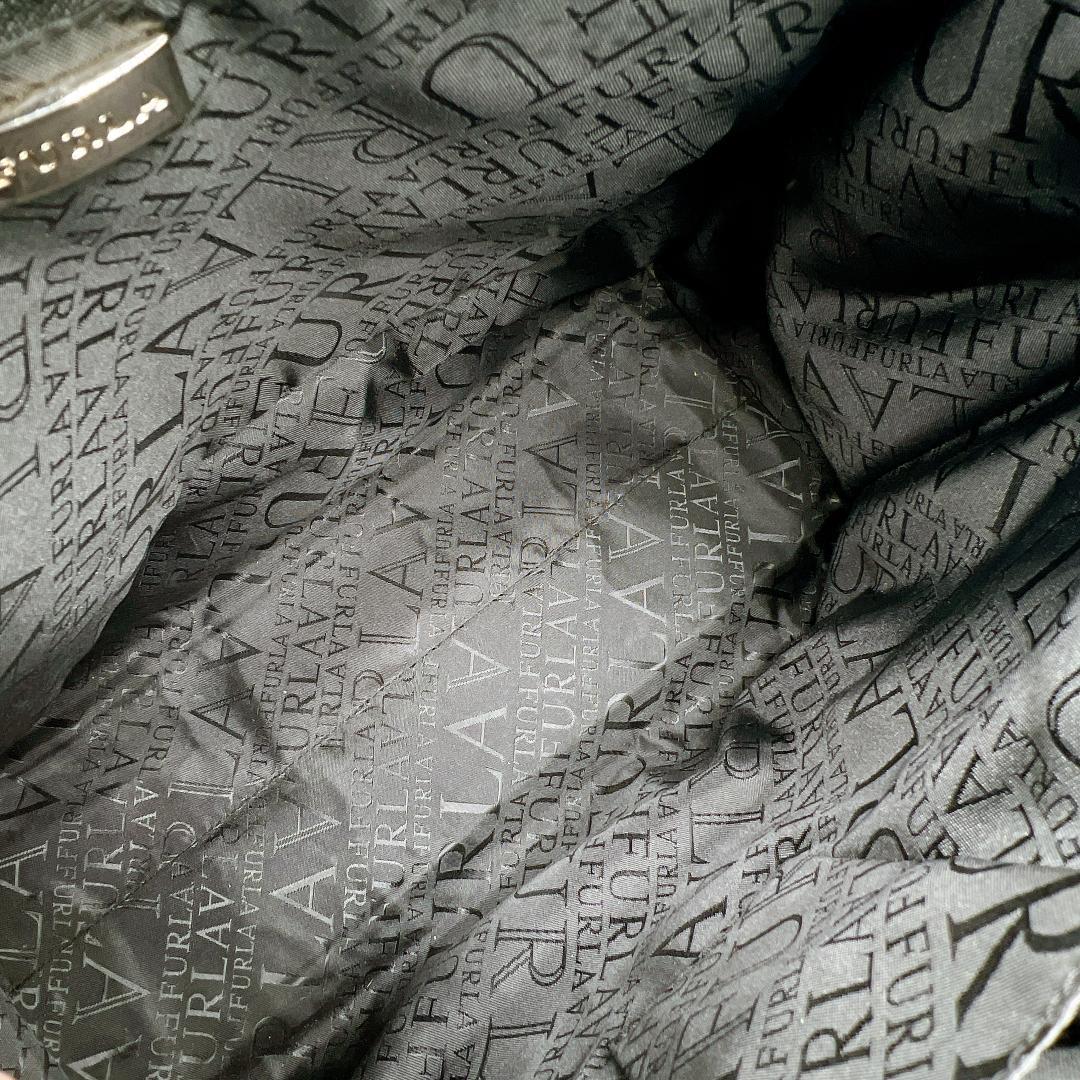 美品 FURLA A4可 ビニール×レザー ハンドバッグ ビジネス f201