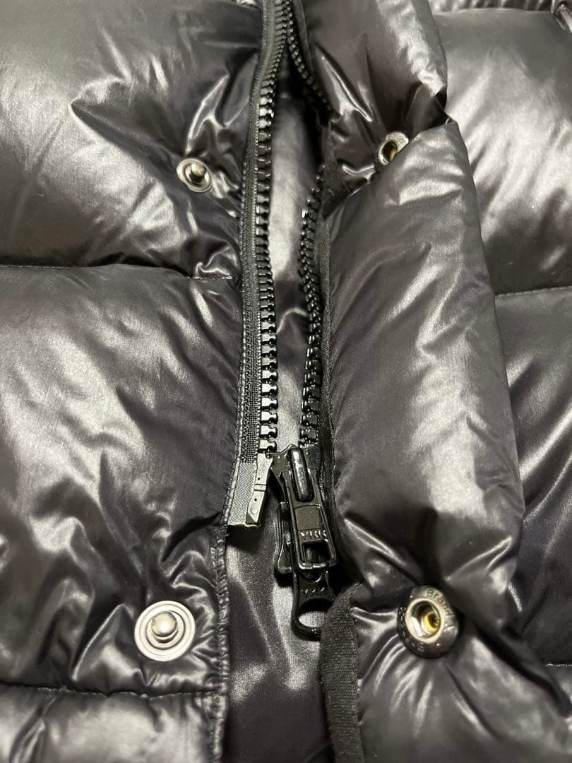 【美品】ビームス　BEAMS ブラック ダウンベスト　ハンガリアン　白グース　L