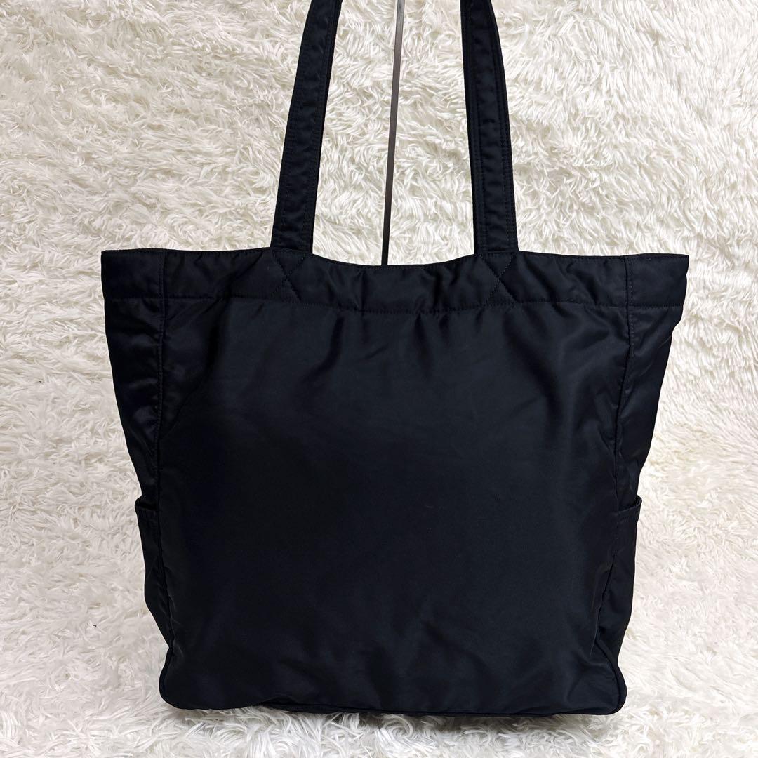 ポーター PORTER クリーム トートバッグ 黒 ブラック ナイロン A4