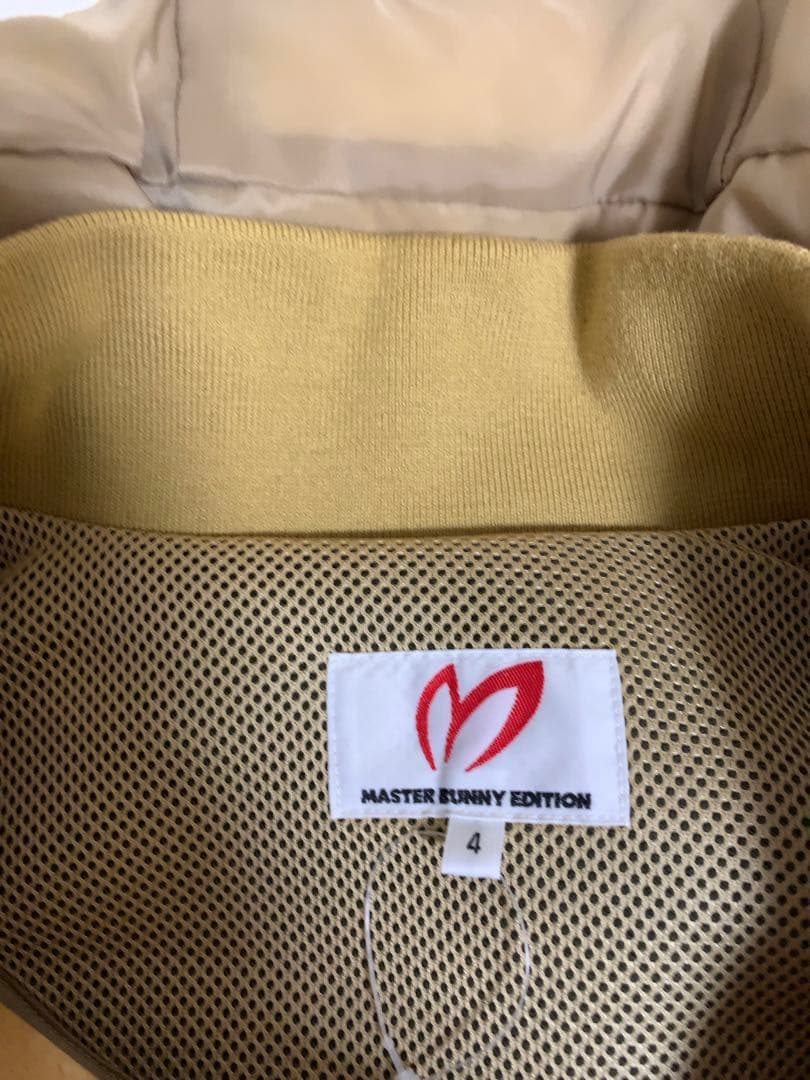 難ありMASTER BUNNY EDITION フード付ダウンジャケットサイズ4