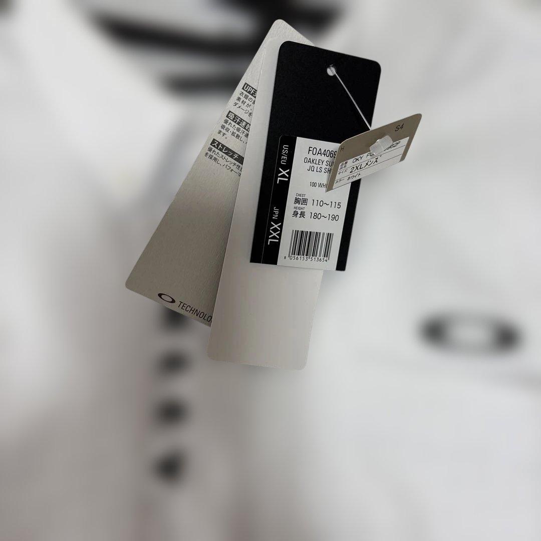 新品♚︎OAKLEY ホワイト長袖シャツ