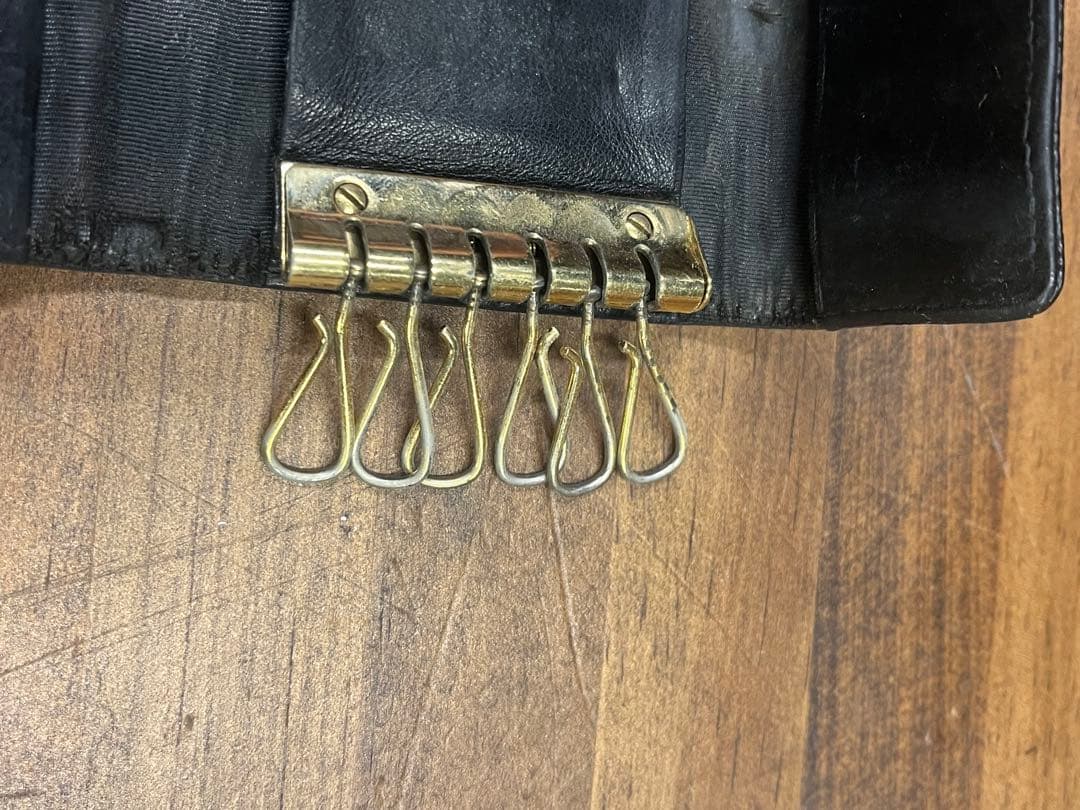 【断捨離】CHANEL ブラック レザー キーケース【値下げ依頼歓迎】