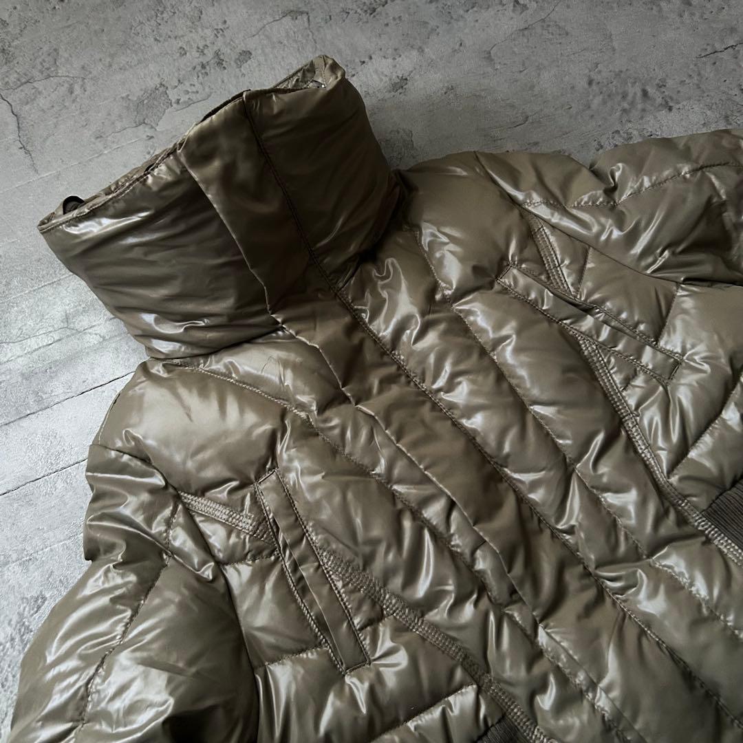 未使用級 FILA GOLF ダウンコート Aライン フード スタンドカラー