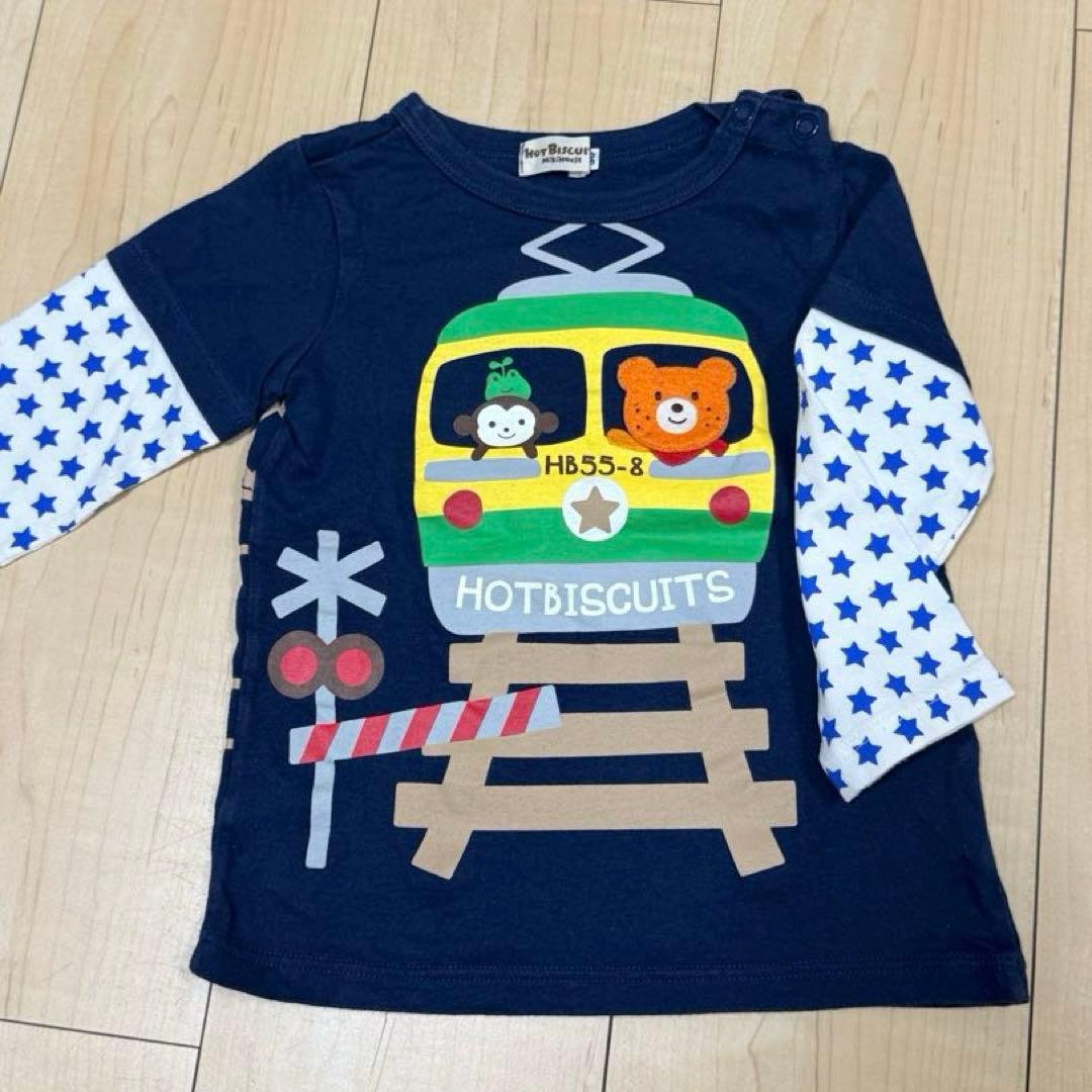 90サイズ／ブランド多数/薄手長袖/17点まとめ売り/保育園用服