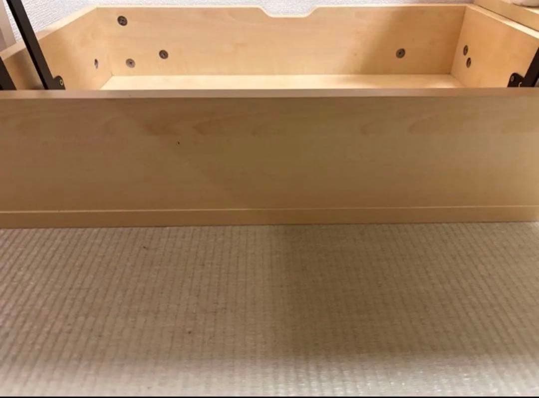 【美品】昇降式テーブル 収納付き　在宅ワークに　JK-PLAN KKS-0025