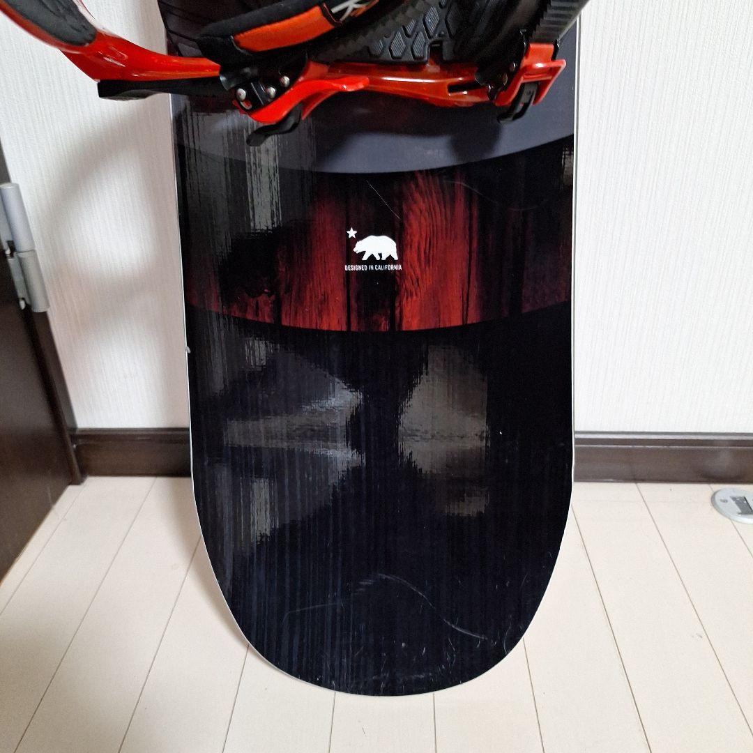 スノーボードセット　フローVERT154　K2HURRITHSANEビンディング