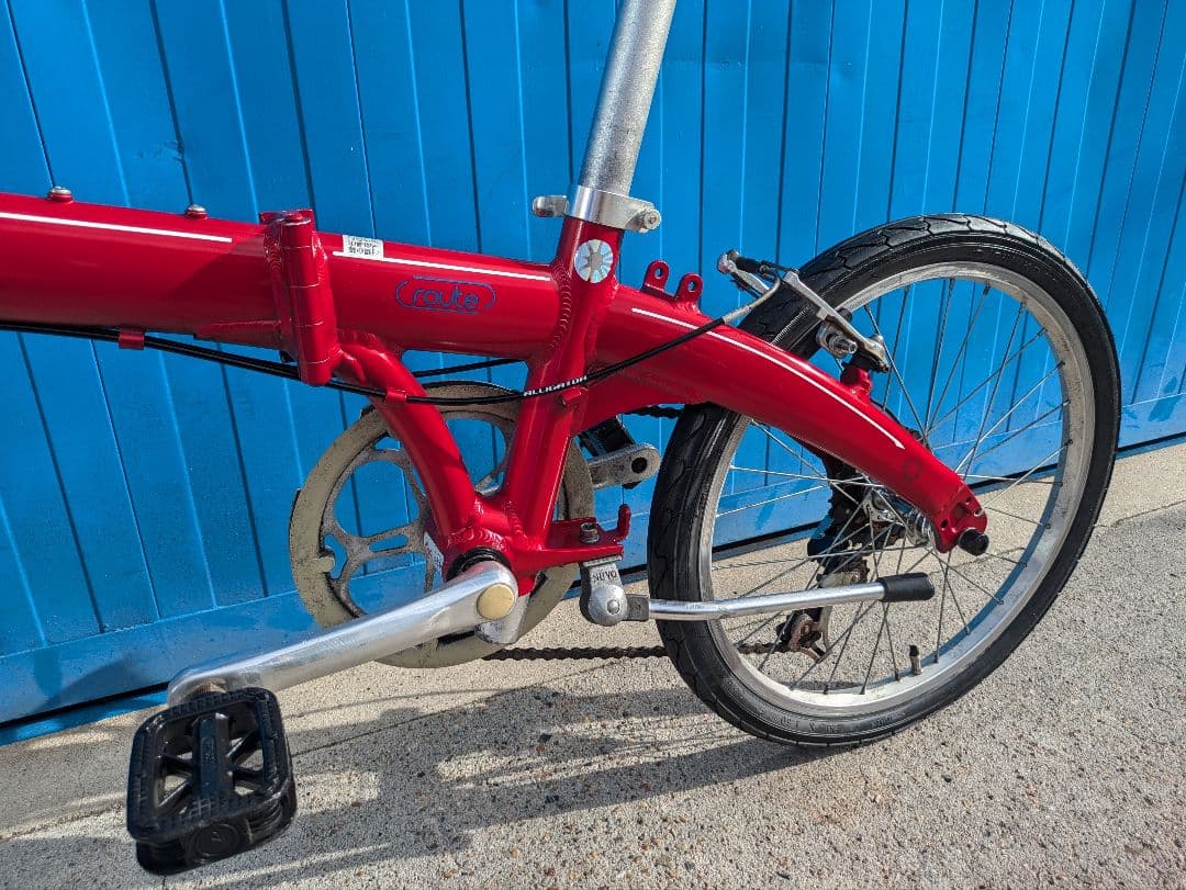 DAHON route 20インチ　折り畳み　中古　自転車 名古屋市夜配送無料