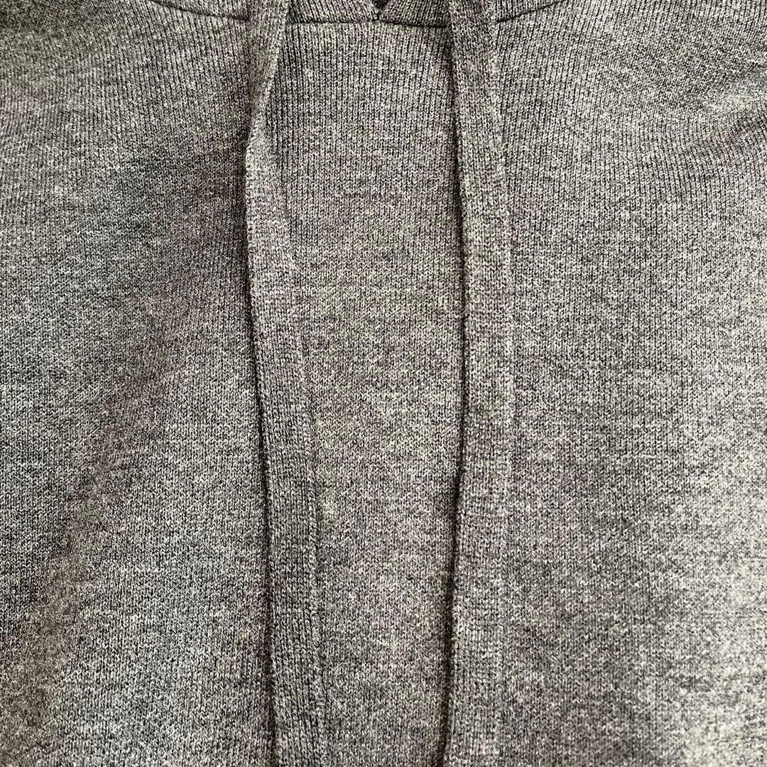 Spick&Span オーバーサイズ フーテッドニット　グレー