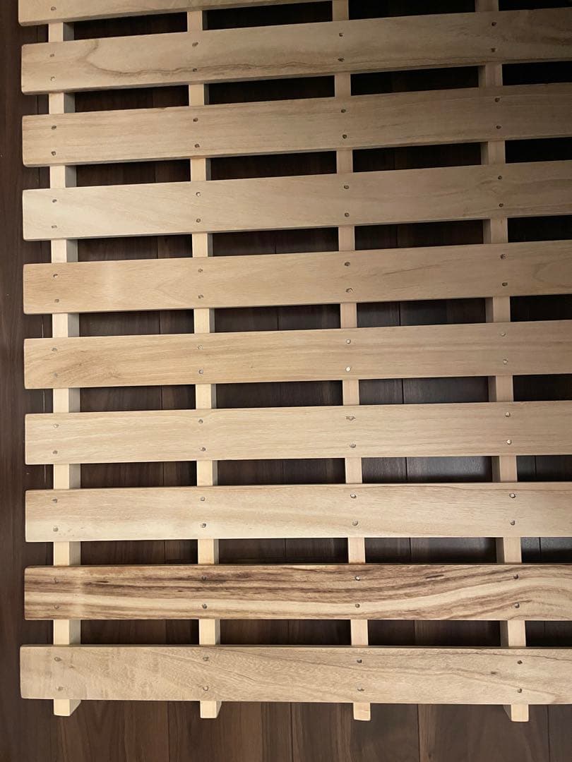 木製シングルベッドフレーム×2 引き出し×2