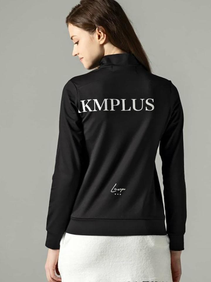 LUXEAKMPLUS GOLF 23AW ロゴ モックネックTシャツ トップス