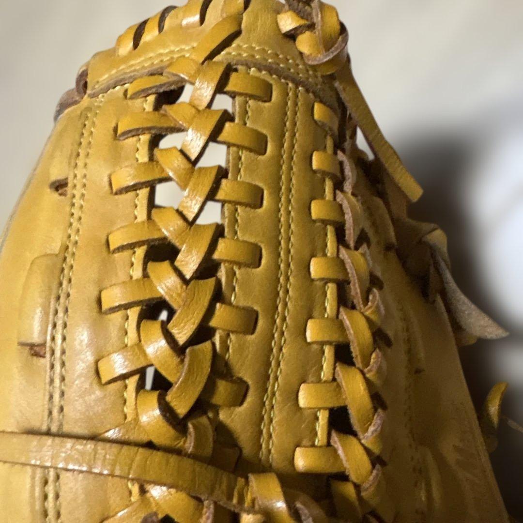 Ｍ*様 美品　Mizuno Diamond master 軟式グローブ イエロー