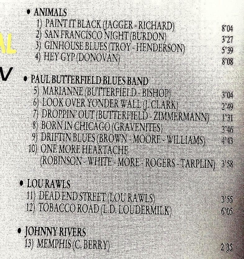 モンタレー・ポップ・フェスティバル１９６７（Ⅰ・Ⅴ）2枚