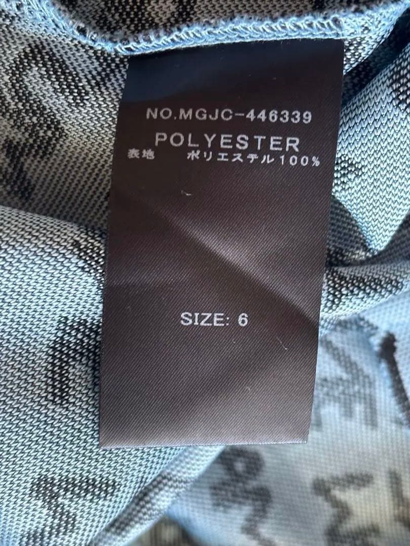 muta MARINE ムータマリン ダイアゴナル　ジャガードポロシャツ 総柄