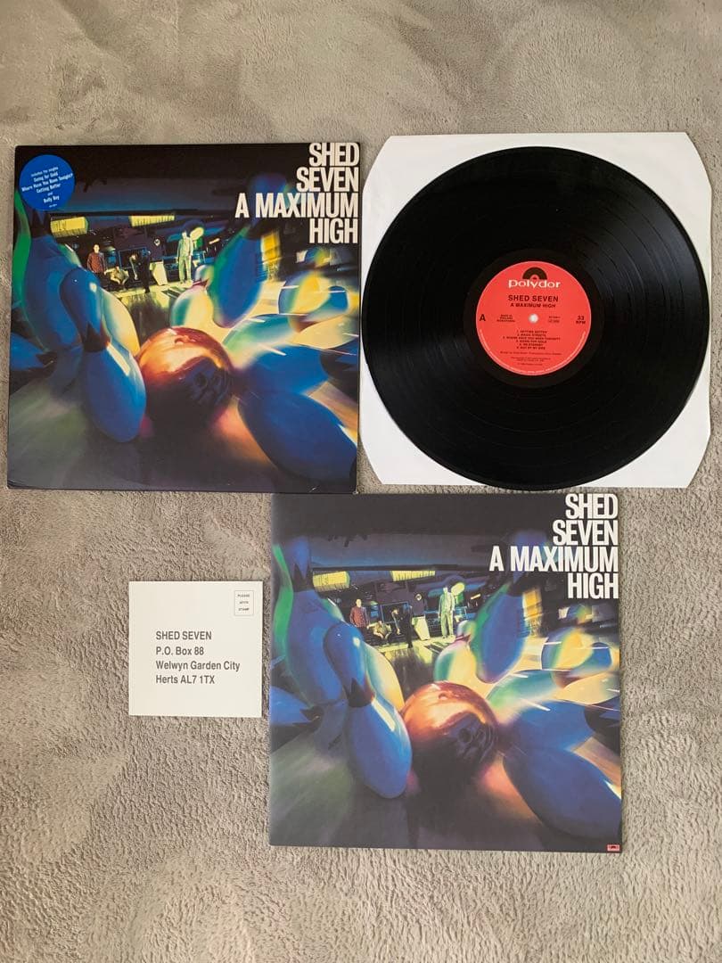 Shed Seven / A Maximum High シェッドセブン　レコード