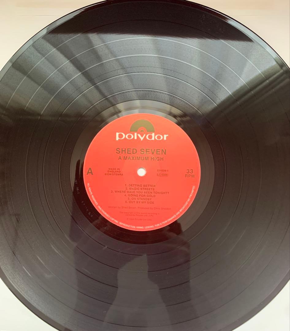 Shed Seven / A Maximum High シェッドセブン　レコード