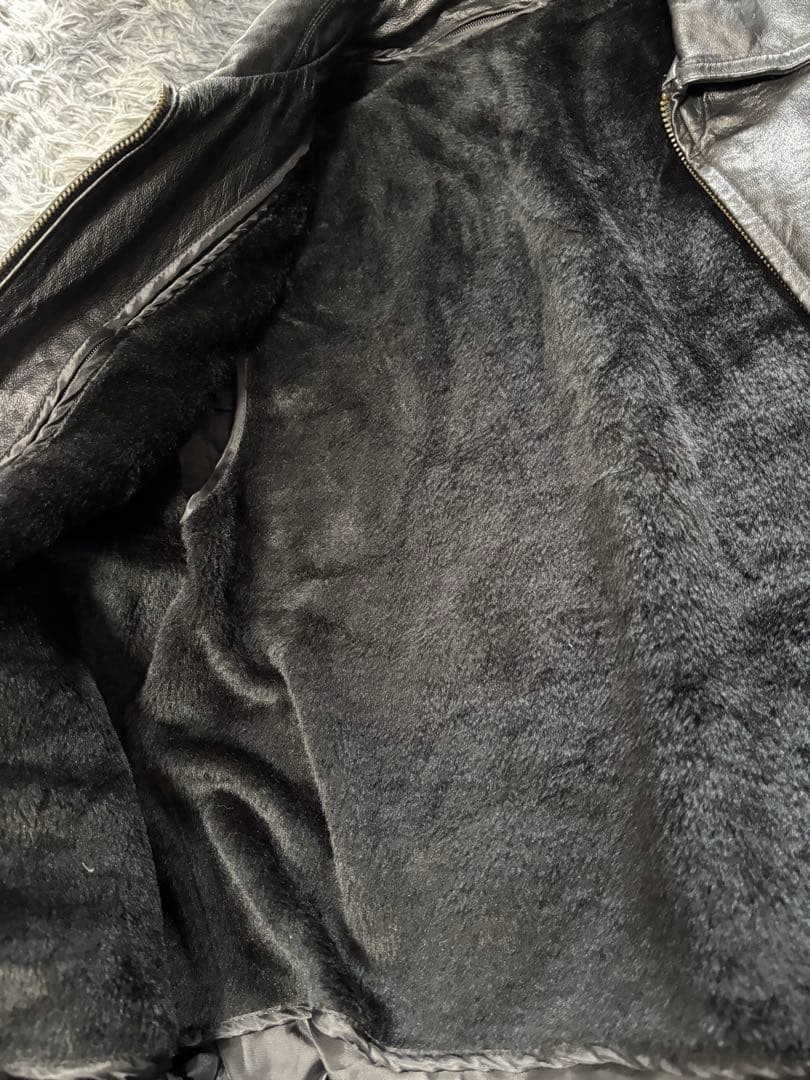 vintage 短丈　本革　シングルレザージャケット sizeM