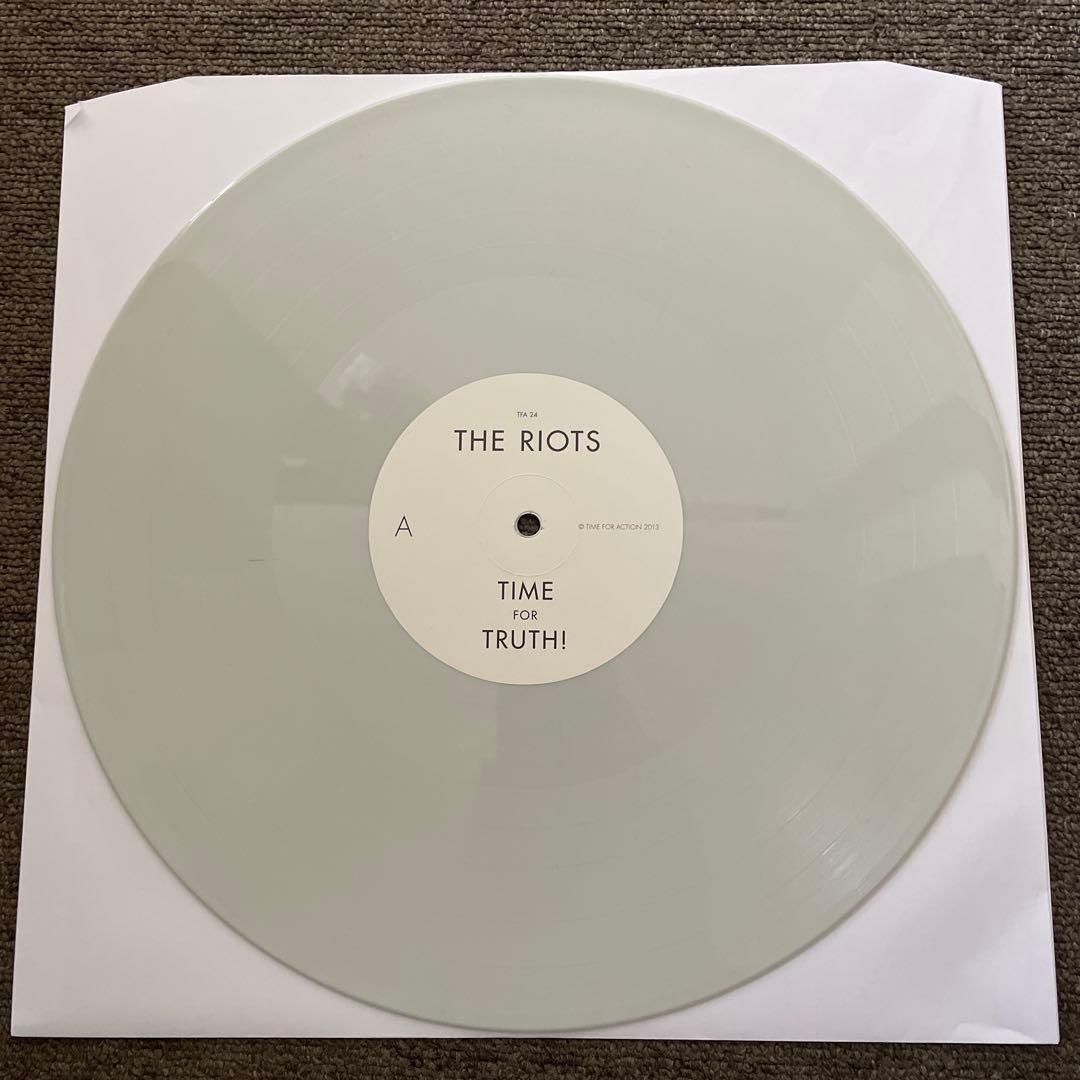 THE RIOTS／TIME FOR TRUTH LPレコード MOD PUNK