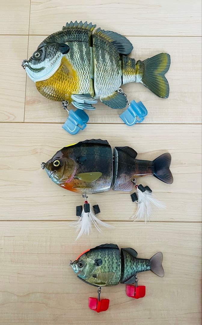 USA カスタムオーダー激レア ブルーギルジャイアントベイト19oz 23cm