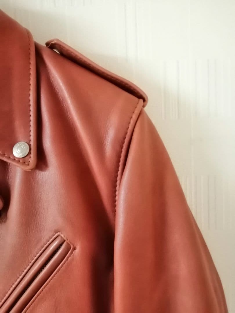 schottライダースジャケット618サイズ38茶革ブラウン美品