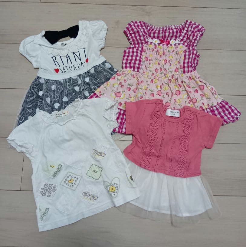 女の子　まとめ売り　メゾピアノ　春物　夏物　秋物　冬物　56点セット　80