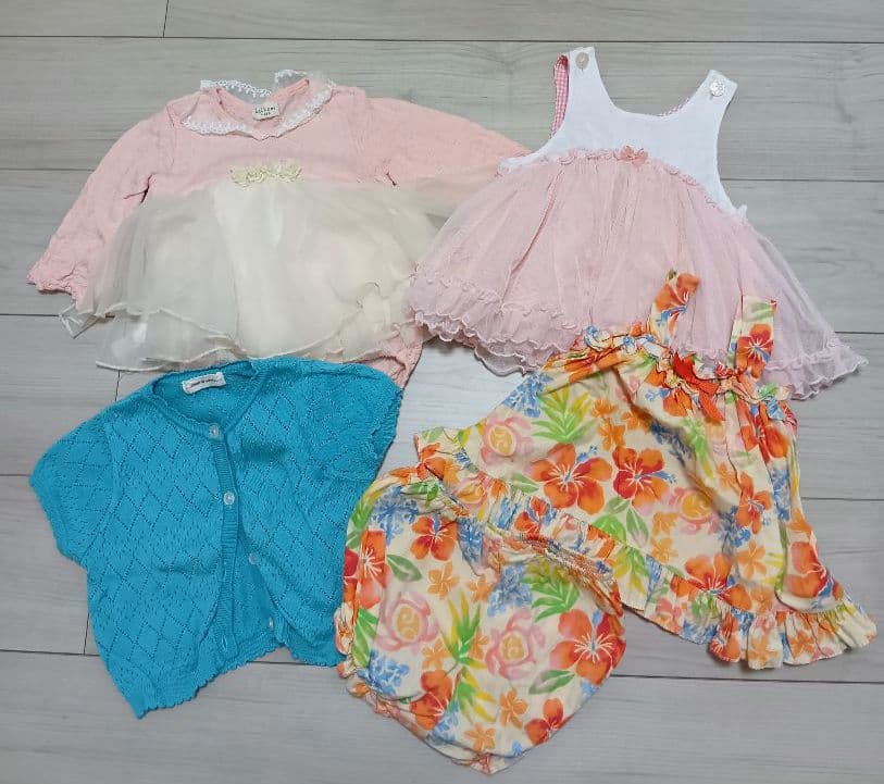 女の子　まとめ売り　メゾピアノ　春物　夏物　秋物　冬物　56点セット　80