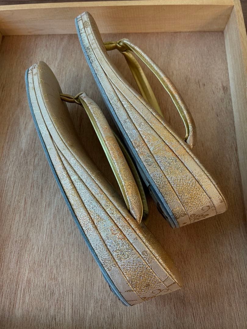 和装用　京にしき　草履 (Lサイズ) バッグ セット