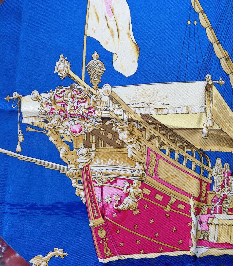 エルメス　HERMES　スカーフ　カレ90　櫂の航海