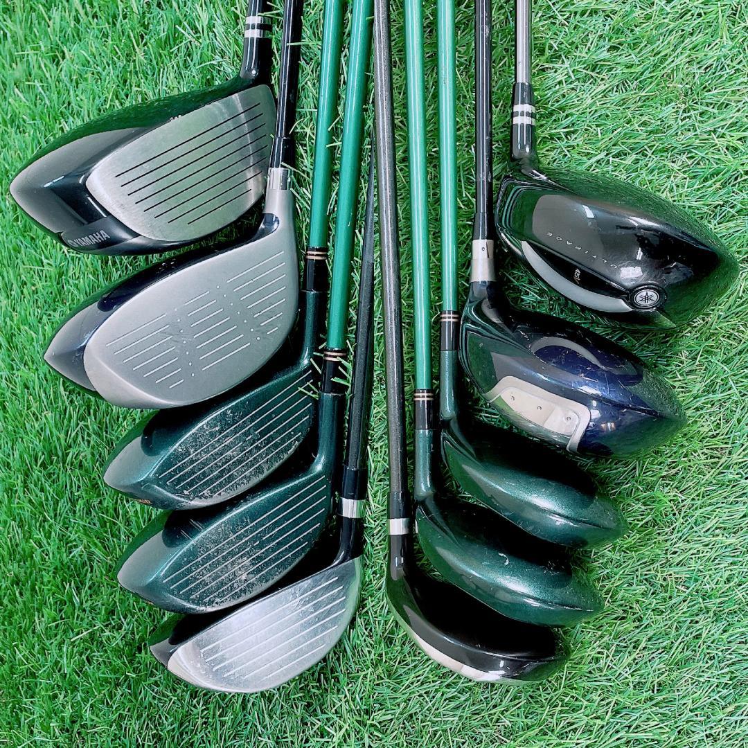 ヤマハ ナイキ メンズ ゴルフクラブ セット 16本 初心者 中級者 N2218