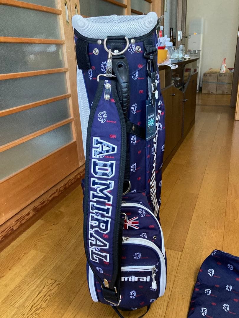 アドミラル　スタンドキャディバッグ ネイビー