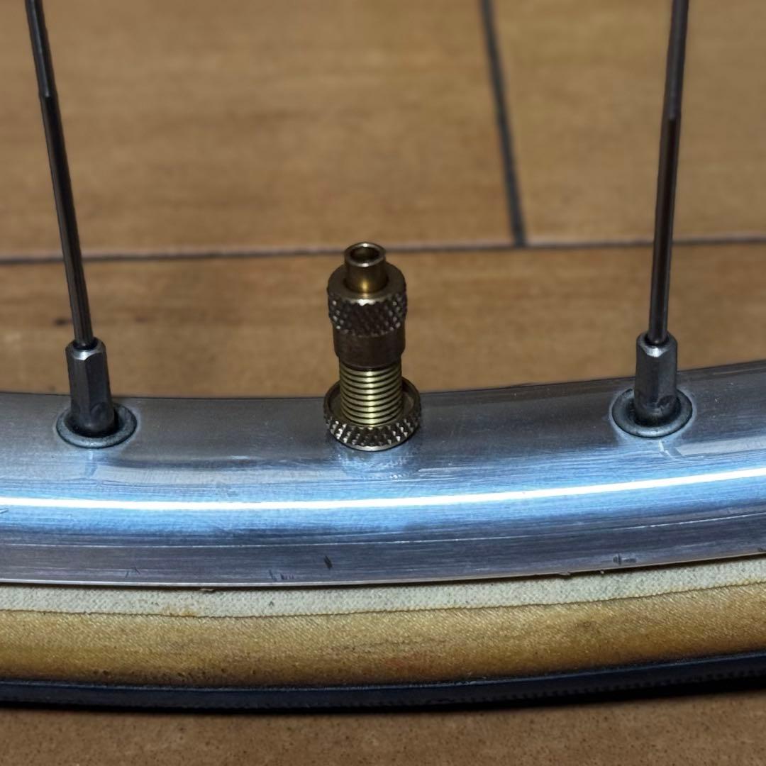 美品 グランコンペプロ ハブ リア njs 競輪ホイール