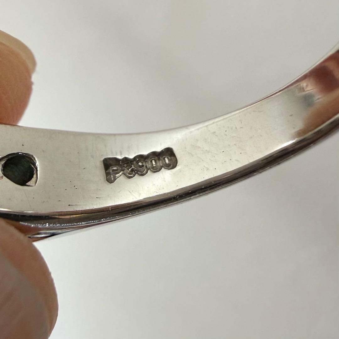 パライバトルマリン CuO:3.40％ 0.35ct Pt900 リング 12号