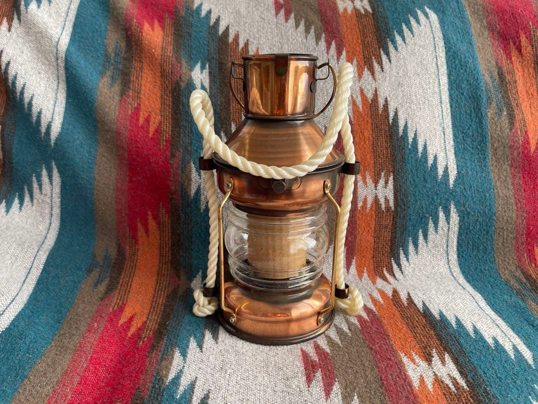 アンティーク オイルランタン ブロンズ 香港製