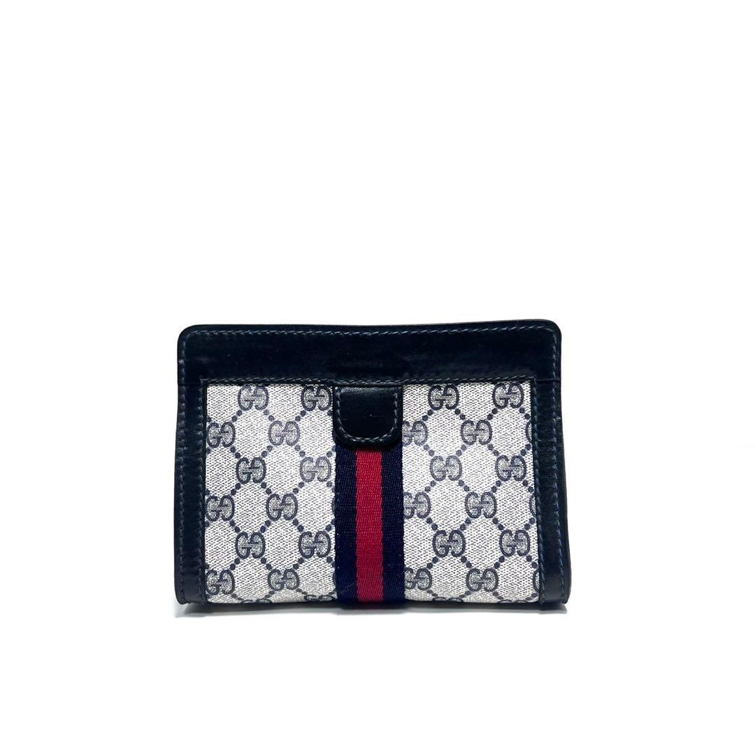 【美品】OLD GUCCI グッチ italy製/シェリーライン/クラッチバッグ