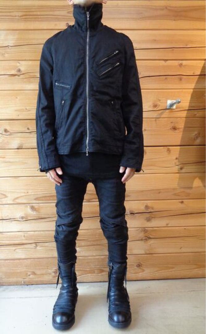 JULIUS PERMANENT 21AW ジャットネックライダースジャケット