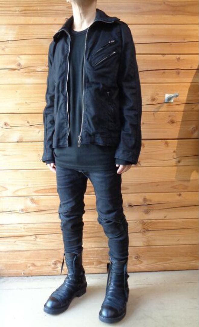 JULIUS PERMANENT 21AW ジャットネックライダースジャケット