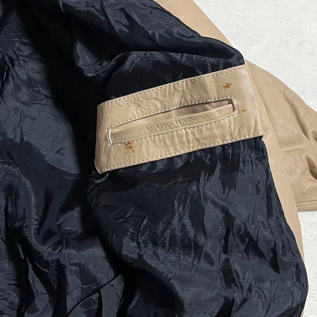 レザー　ジャケット　ロケット　タロンジップ　ビンテージ