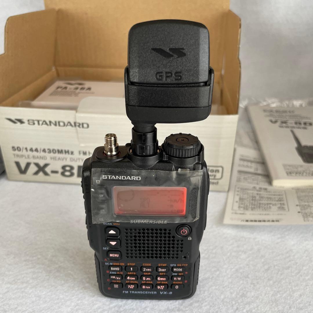 YAESU / STANDARD VX-8D GPSアンテナ付き