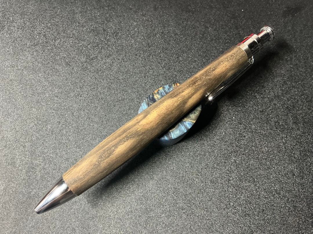 工房楔 　黒柿　 ルーチェペン ボールペン