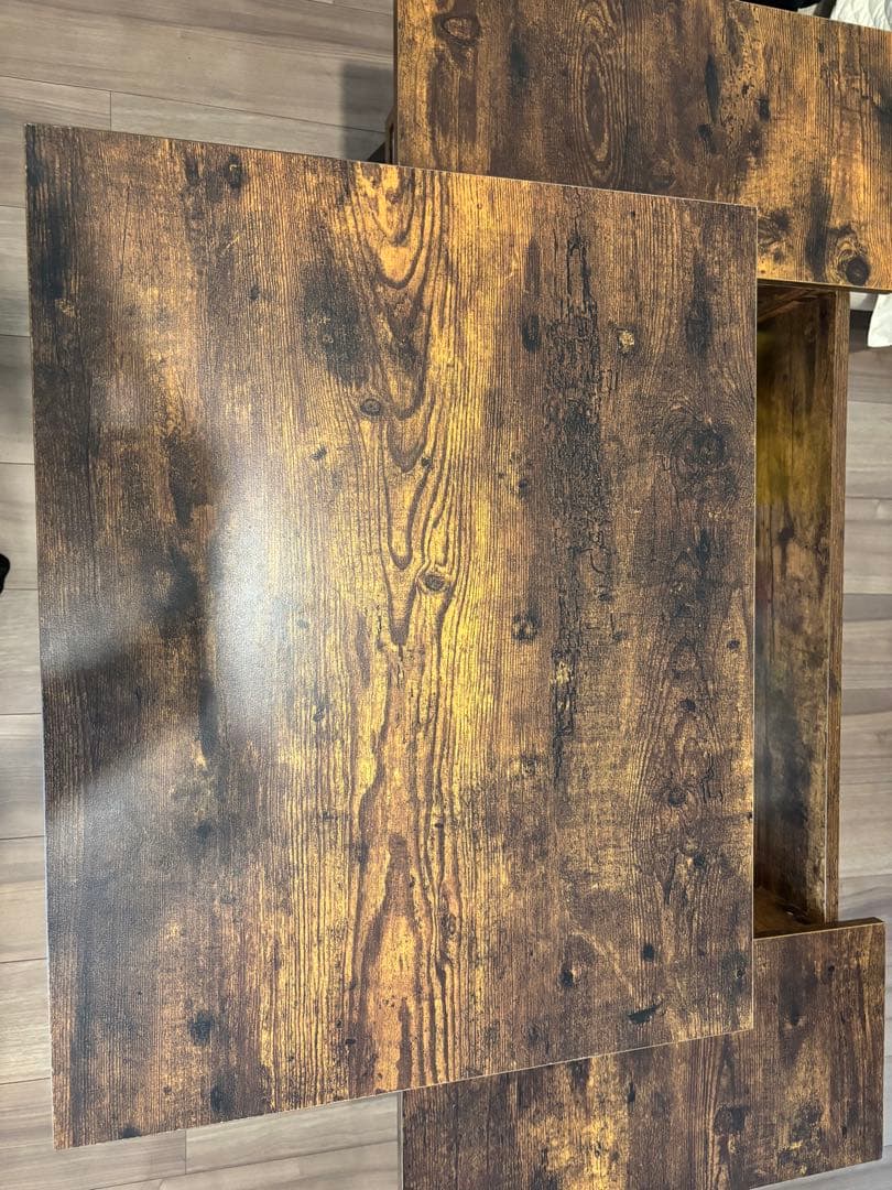 VECELO 完成品 昇降式センターテーブル オープン収納 名古屋市引取可