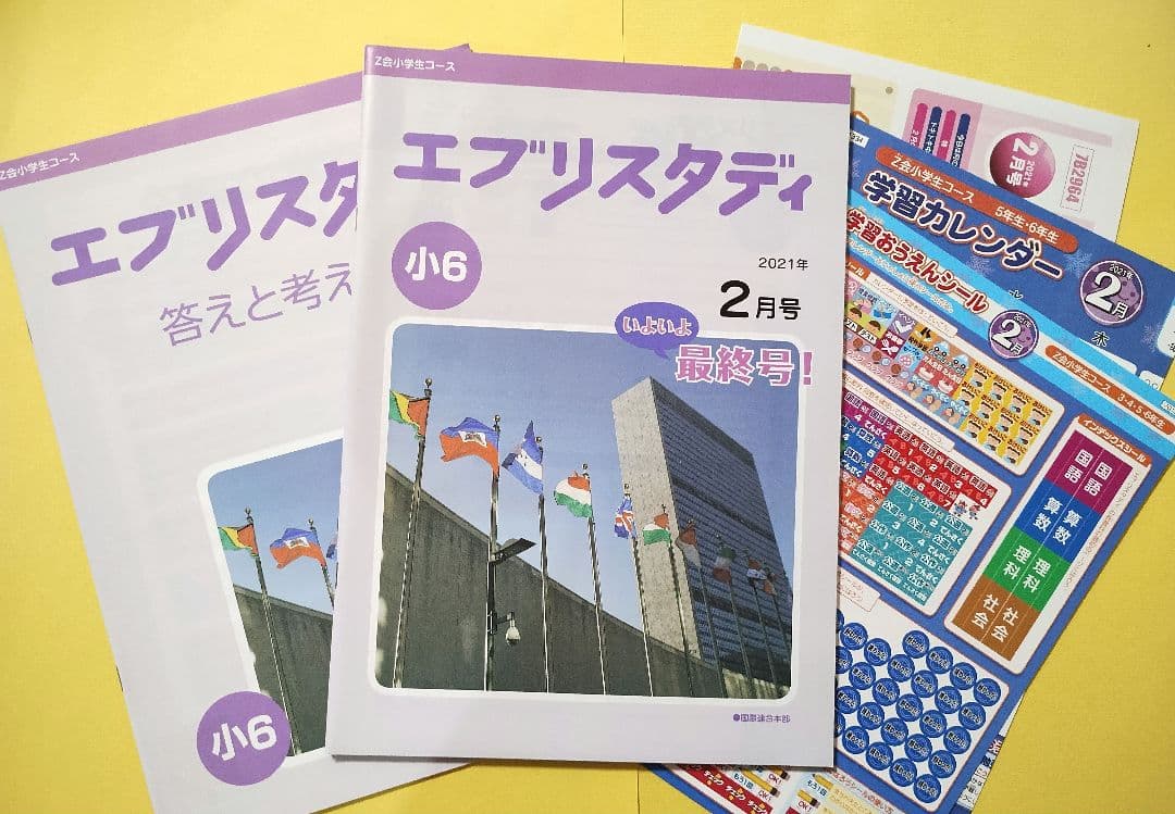 Z会 小6 エブリスタディ ハイレベル1年分
